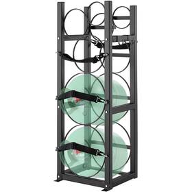 Qpcfj305mm28fnid7v0 Vevor Refrigerant Tank Rack With 2 X 30lbs And Other 3 Small Bottle Tanks Cyli
