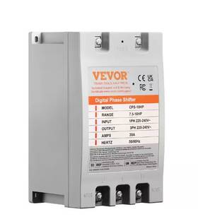 Szbxq10hp000gcr3sv7 Vevor 3 Phase Converter 30 Amp 220-volt 1 To Digital Shifter