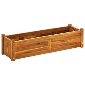 X11.8 Vidaxl 42566 Garden Raised Bed Acacia Wood 39.4 Inch X9.8