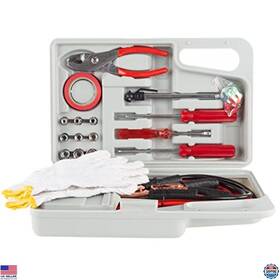 B005oqycke Visit The Stalwart Store 30-piece Roadside Emergency Car Kit With Jumper Cables And Carrying Case