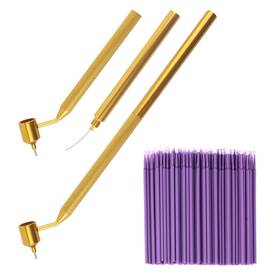 Vkqts Shua-2303 100pcs 0.5mm Paint Chip Repair Tool Fine Line Micro Disposable Touch Up Paint
