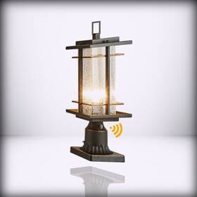 Hy-01e-fl Vocldfa Post Lights Outdoor Dusk To For Dawn Pillar Light