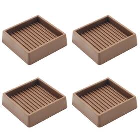 Ftc0010 Vocomo 2x2 Rubber Caster Cups Non Slip Furniture Pads Anti-slip Gripper