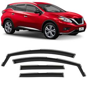 200483 Voron Glass In-channel Extra Durable Rain Guards For Nissan Murano 2015-2025 Window Defl