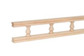 5504-mpl Waddell 2.3 Inch H X 48 W 0.8 L Wood Galley Rail - Total Qty 6