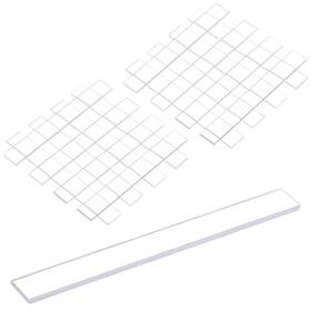 Hckcp-bldp001 Wakccil 300 Pcs Clear Setting Blocks For Glass 0.04 X 0.27 2 Invisible Plastic Set