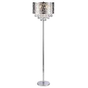 Fl7992 Warehouse Of Tiffany 653341518088 Ivica Chrome 3 Light Metal Crystal Floor Lamp Si
