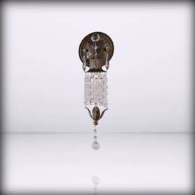 Wb1216brb Feiss - Maison De Ville For Crystal Wall Sconce Lighting Br Brushed S