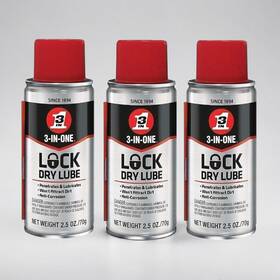 Wd-40 120077 3 Pack In 1 Dry Lock Lube - 2.5 Oz. Spray