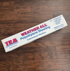 61050-c Weather-all Polyethylene Sheeting Model# 41650c 16ft X 50ft 4 Mil Clear New