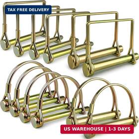 Wm50195 Wellmax 12-pack Trailer Hitch Pin Assortment 1/4 Inch And 5/16 Diameter Square An