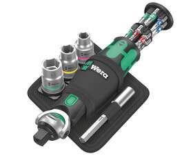 05004281001 Wera New 8009 Zyklop Pocket Set 2 Ratchet 18 Pieces