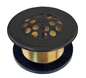 D3311-c-62 Westbrass 673604313618 1-1/2 Inch Bath Drain With Grid And Screw Matte Black