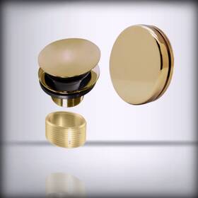 D98hrk-01 Westbrass Illusionary - Overflow For Universal Trim Kit Satin Polished Brass 1