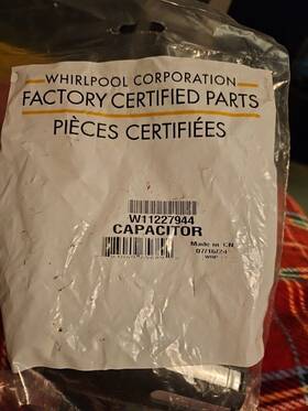 W11227944 Whirlpool Genuine Oem Washer Start Capacitor -ft B96