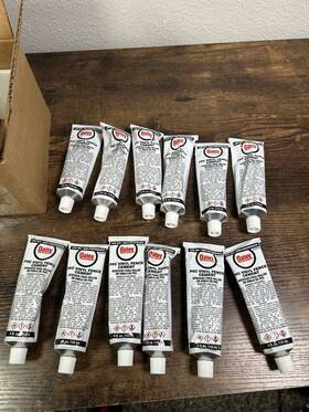 322952v White Lot Of 12 Oatey 4 Oz. Vinyl Fence Cement #322952v