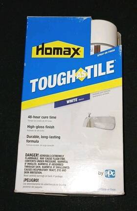 41072207713 White Homax - Tub And Sink One-part Spray-on Epoxy 32 Oz