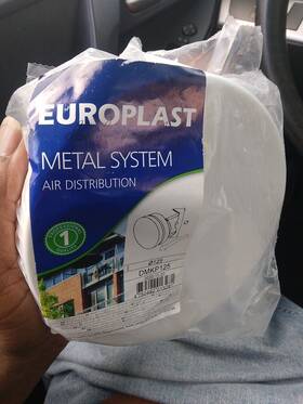 Dmkp125 White Europlast Metal System Air Distribution Nfs
