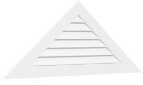 Gvptr66x2801sf White Ekena Millwork Triangle Surface Mount Gable Vent 66x28