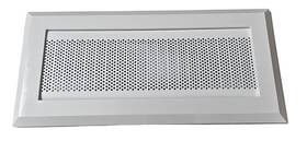 Sv16 White Sv16/asa 16 Inch Soffit Vent With Screen Asa Base Resin Uv Protection