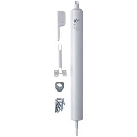 V920wh White Screen / Storm Door Closer Pnuematic With Hold Open Washer 10.5 Inch Aluminum