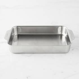 1204919 Williams Sonoma Signature Thermo-clad Stainless-steel Ovenware Rectangular Pan 9 Inch X 13