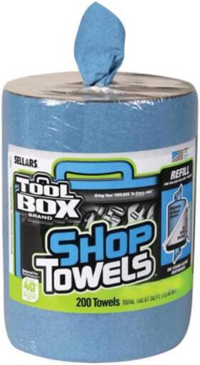 5520701 Wipers & Sorbents Blue Shop Towel Big Grip R Refill Roll
