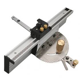 2007766 Wnew Ugraded Table Saw Miter Gauge With 27 Angle Stops / 450mm Fence Flip Stop