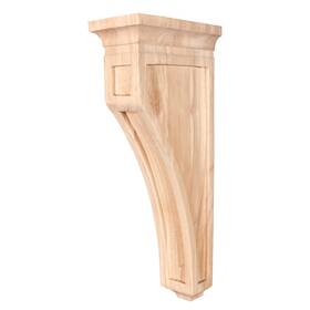 Wood Corbels 843512012563 Mission Style Bar Bracket Corbel Alder Natural