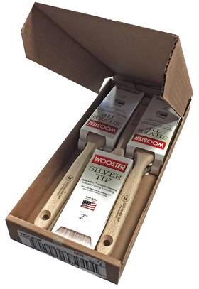 5220-2 Wooster Brush 5220 2 Inch Silver Tip Flat Sash Paintbrush Pack Of 6