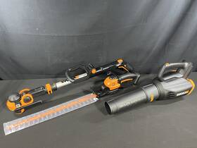 Wg931 Worx 20v Gt 3.0 Turbine Blower Hedge Trimmer Tools Only Used