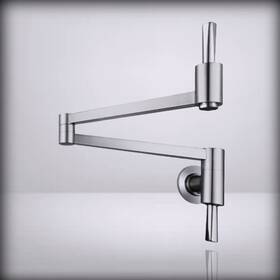 2311300 Wowow Brass Pot Filler Faucet Kitchen Sink Faucets W Brushed Nickel