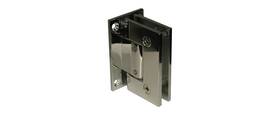 080-240-pc Wrs Adjustable Wall Mount Shower Hinge With Full Back Plate/gaskets - Polished C