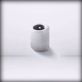 Xf-i-bn 790576799520 Ceiling Fan Downrod Coupler In Brushed Nickel For Modern Forms Smart Fans