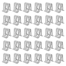Xfybzn-15748479 Xfybzn 30pcs Gm Interior Trim Clips 1994-2017 - Console Dash One Size Silver