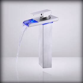 X-mm-m9903-2 Ximlike Led Bathroom Faucet Brushed Nickel Waterfall Sink Faucet1 Fo