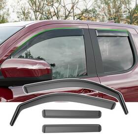 Tt2024081901 Xipoqix Side Window Visor Deflector Compatible With 2024-2025 Toyota Tacoma Tri