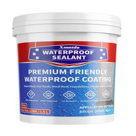 Fstl-02 Xmntdo Polyurethane Waterproof Coating 0.4 Gallon / 51 Fl 0z. Light Grey Polyuret