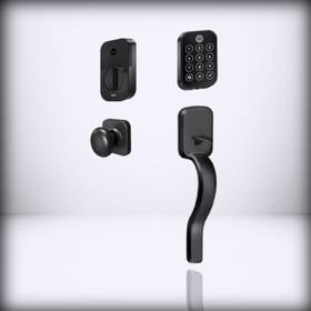 B-yrd450-f-wf1-rx-bsp Yale Assure Lock 2 For Touch With Wi-fi And Ridgefi Black Suede Key-free Ha