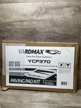 Ycp370-plate Yardmax Ycp370 Compactor Paving Pad Kit For Yc1160 Only- No Hardware