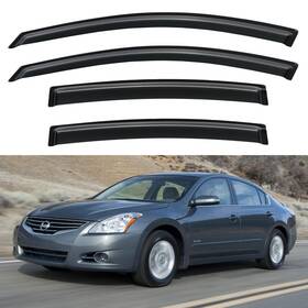 Yd-076 Yqautec Window Visors Rain Guards Shield For 2007-2012 Nissan Altima Out-channel W Inch