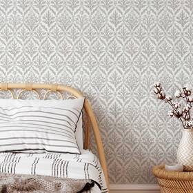 Yc056-601 Yxtii 118.1 Inch X 17.3 Peel And Stick Wallpaper Vintage Boho Contact Paper Beige Wall