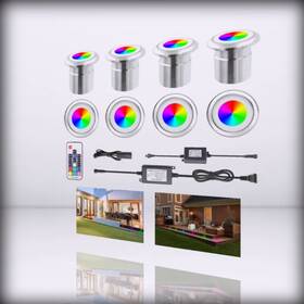 Ip67 Yzgwzld 771077641198 Led - Deck Lights Kits Waterproof Dimmable Decorative Recesse Na