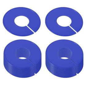 Zaplyte 634149918041 24pcs Clothes Dividers Clothing Rack Size Round Separator Dark Blue