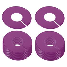 Zaplyte 634149918058 24pcs Clothes Dividers Clothing Rack Size Round Separator Purple