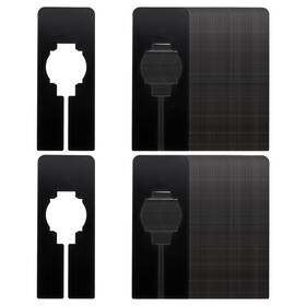 Zaplyte 649603988188 100pack Clothes Dividers Rectangle Blank Labels Sorting Separator Black