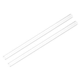 Zaplyte 678202807392 2pcs Rigid Round Clear Tubing 10mm 2/5 Inch Id X 13mm 1/2 Od 1ft 305mm Length
