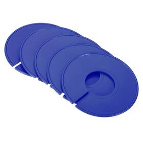 Zaplyte 723115558944 6pcs Clothes Dividers Clothing Rack Size Round Separator Dark Blue