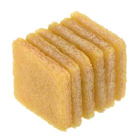 Zaplyte 723115737004 6 Pack Rubber Residue Eraser - Cleaning Tool Yellow 5cmx5cmx1cm