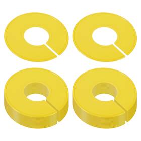 Zaplyte 724117237790 30pcs Clothes Dividers Clothing Rack Size Round Separator Yellow